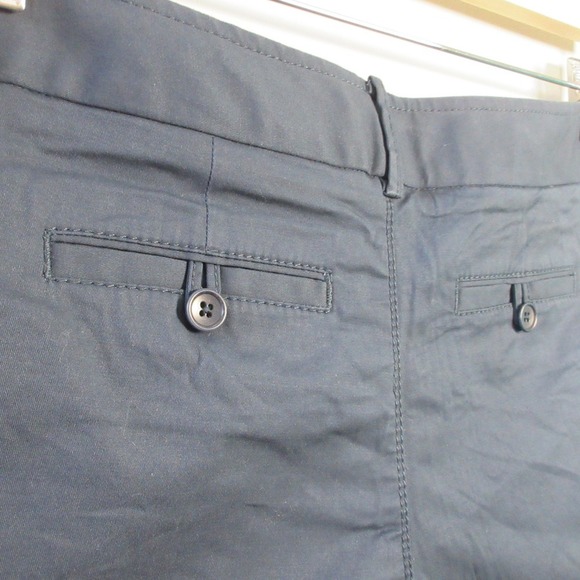 Banana Republic Martin Fit Chino Shorts Women 6 Blue Y2K Casual Preppy 206 - Picture 6 of 11